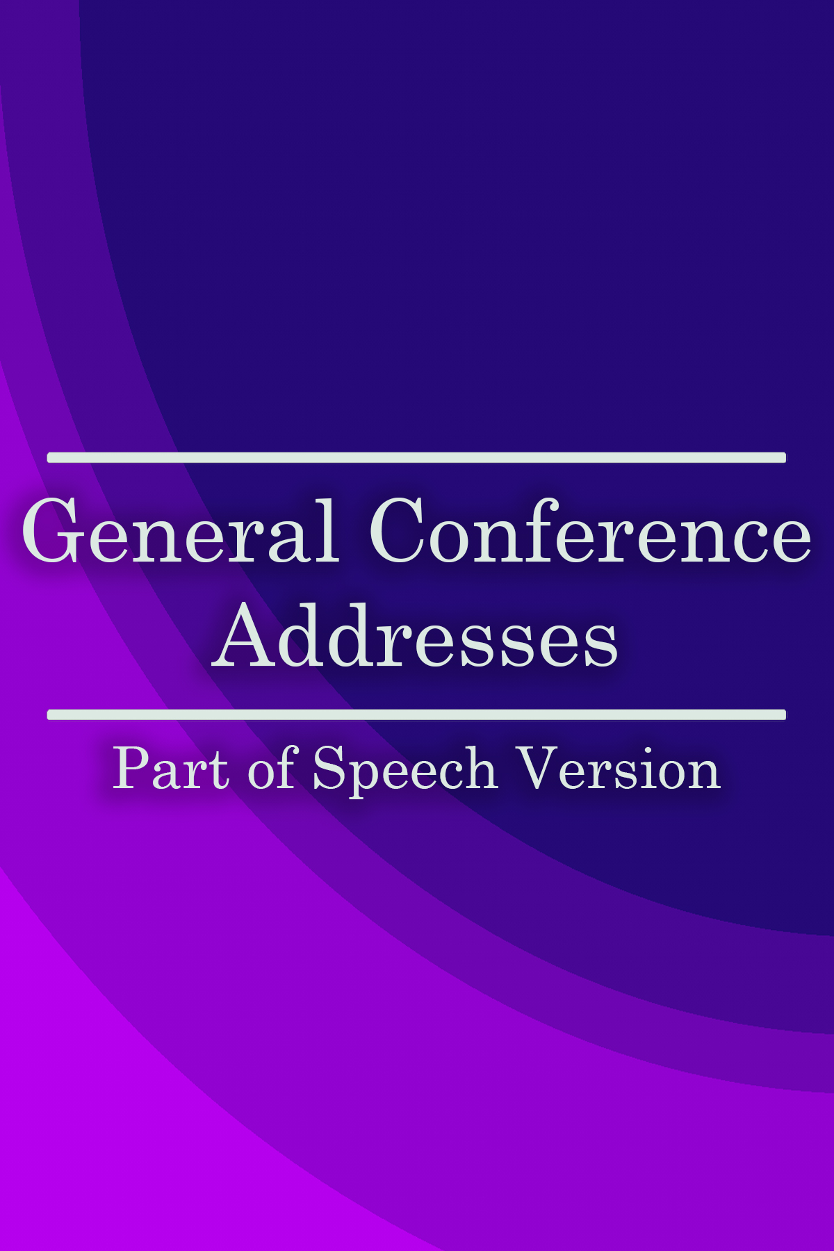 Conference Addresses 1830 to Present