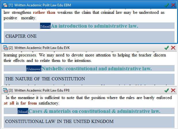 Attribute Search Results of Administrative Law