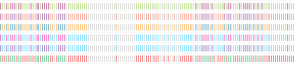 Example of vocabulary dispersion colors within the report